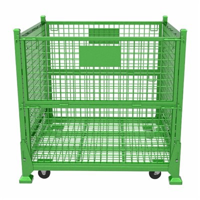 Kokoontaittuva lankasäiliö pyörillä